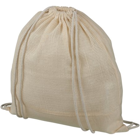 Maine Rucksack mit Kordelzug aus Baumwollgewebe