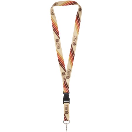 Bude vollfarbig bedrucktes Lanyard - zweiseitig