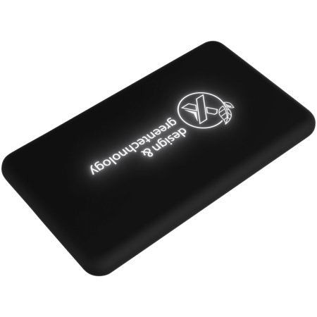 SCX.design P29 5000 mAh Solar-Taschenpowerbank mit Leuchtlogo