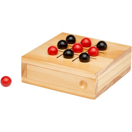 Strobus Tic-Tac-Toe-Spiel aus Holz