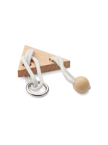 Hochwertiges Geduldsspiel aus Holz-Dreieck