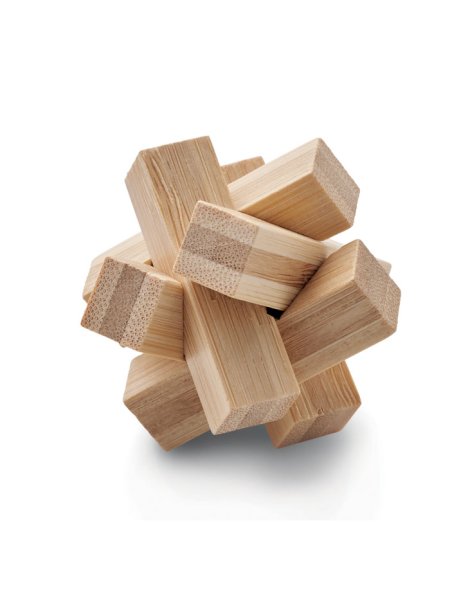 Holzpuzzle mit Firmenlogo