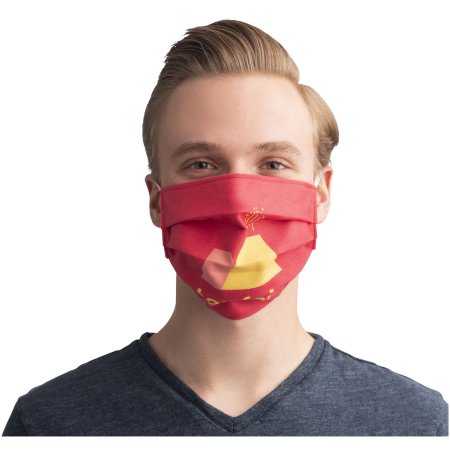 Wiederverwendbare Sublimations-Maske mit elastischen Bändern
