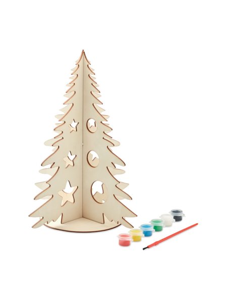 DIY Weihnachtsbaum aus Holz
