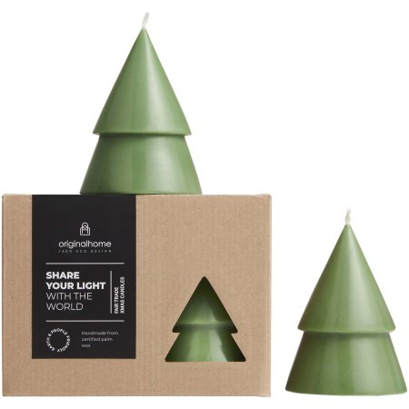 Orginal Home Matcha Weihnachtsbaum Kerze M