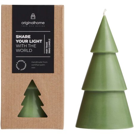 Orginal Home Matcha Weihnachtsbaum Kerze L
