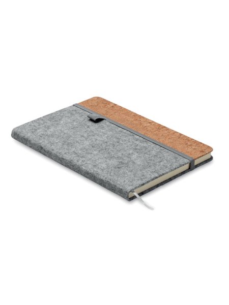 DIN A5 Notizbuch RPET-Filz