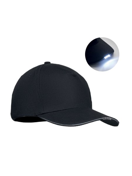 Baseball Kappe mit LED 220g/m²