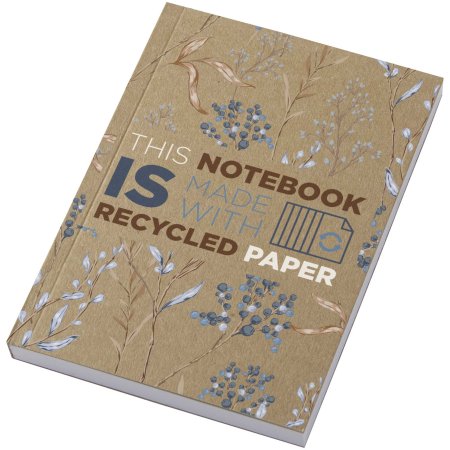 Novella Austen A6 Softcover Notizbuch aus recyceltem Kraftpapier – 100 Blatt