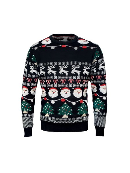 Weihnachts-LED-Pullover L/XL