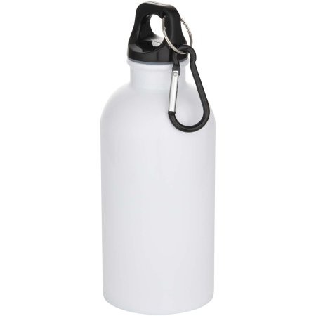 Oregon 400 ml RSC-zertifizierte einwandige Sublimation Trinkflasche aus recyceltem Edelstahl mit Karabinerhaken
