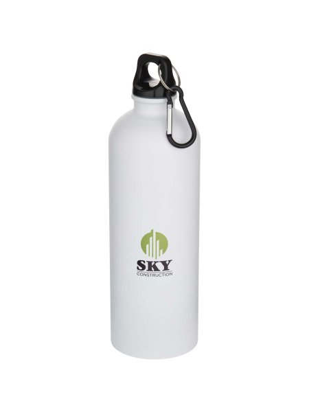 oregon-750-ml-matte-rcs-zertifizierte-einwandige-trinkflasche-aus-recyceltem-edelstahl-mit-karabinerhaken-weiss-5.jpg