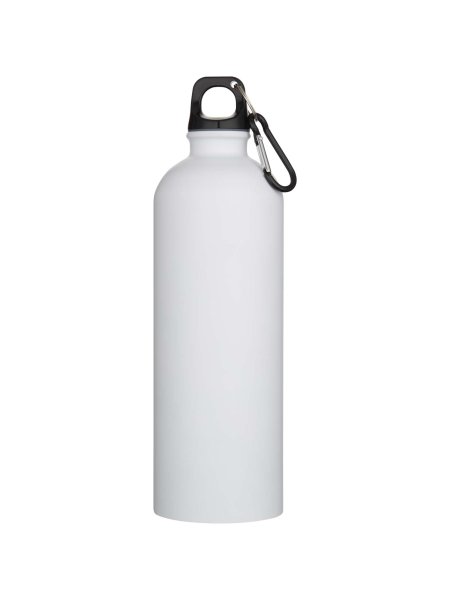 oregon-750-ml-matte-rcs-zertifizierte-einwandige-trinkflasche-aus-recyceltem-edelstahl-mit-karabinerhaken-weiss-6.jpg
