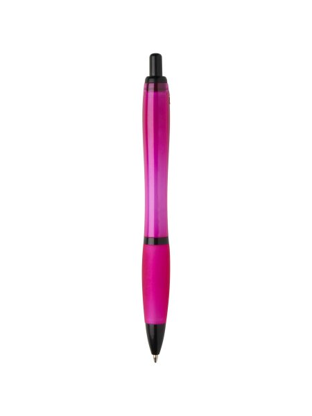 nash-kugelschreiber-aus-recyceltem-kunststoff-mit-schwarzen-zierelementen-schwarze-mine-magenta-42.jpg