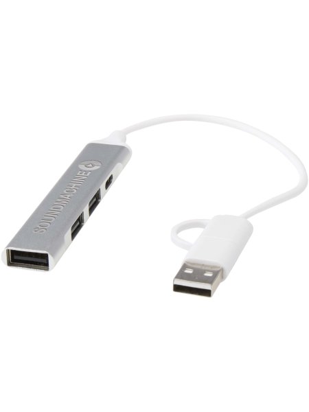 alkaid-4-port-hub-aus-recyceltem-aluminium-mit-usb-a-und-typ-c-anschlussen-und-zwei-eingangen-silber-3.jpg
