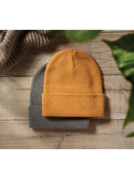 Beanie mit Bündchen