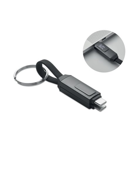 60W Schlüsselring-Ladekabel