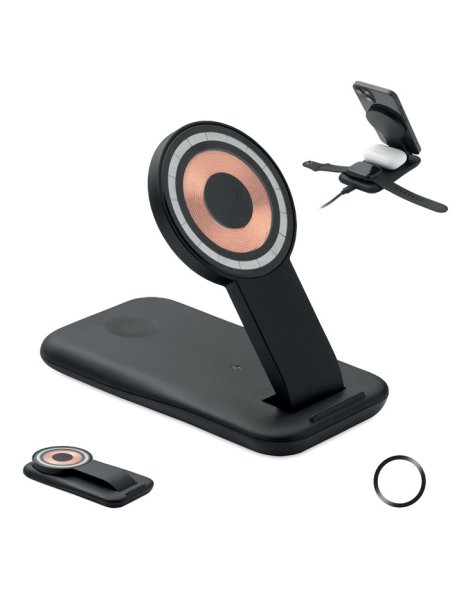 3in1 kabellose Ladestation 15W