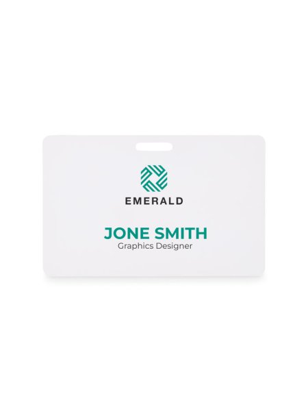 Lanyard-Ausweis 54 x 86 mm