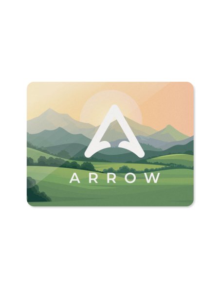 Rechteckiger Magnet mit PVC