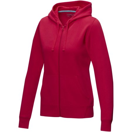 Ruby Hoodie mit durchgehendem Reißverschluss aus GOTS- und GRS-zertifiziertem Bio-Material für Damen