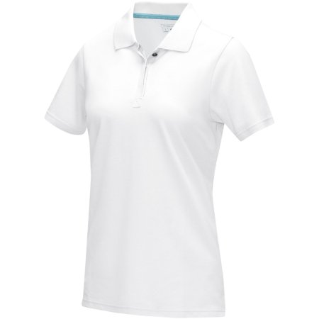 Graphite Poloshirt aus GOTS-zertifiziertem Bio-Material für Damen