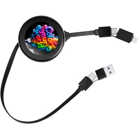 SCX.design C42 Einziehbares 65W, 4 in 1 Ladekabel 