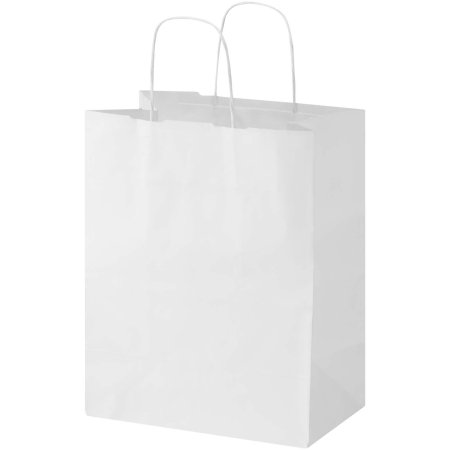 Kraft 80–90 g/m² Papiertasche mit Kordelgriffen – 25 × 15 × 32 cm