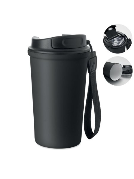 Becher recy. Edelstahl 400ml