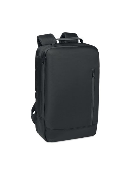 15'' Laptop-Rucksack aus Jacquard-Gewebe mit Details aus PU. 