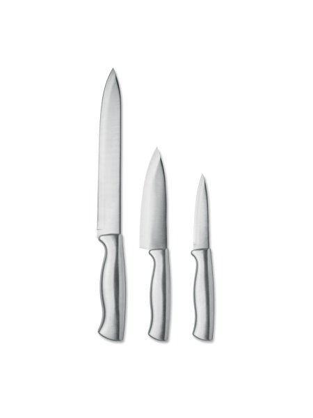 Messer-Set Edelstahl 3-tlg.