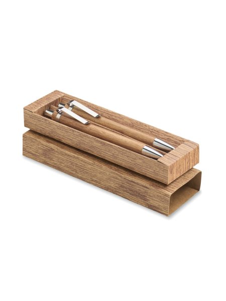 Schreibgeräte-Set Akazienholz