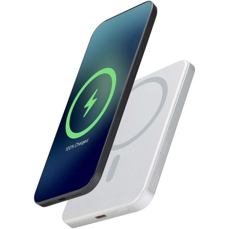 Avis 5000 mAh RCS Powerbank aus recyceltem Aluminium mit Magnetfunktion 