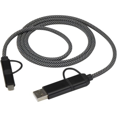 SMART 65 W, 100 cm, RCS-zertifiziertes magnetisches 5-in-1-Ladekabel