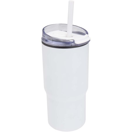 Westin 540 ml RCS-Becher aus recyceltem Material, doppelwandig isoliert, mit Trinkhalm