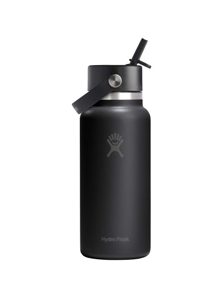 Hydro Flask Wide Mouth 946 ml isolierte Edelstahl Trinkflasche mit Strohhalmverschluss